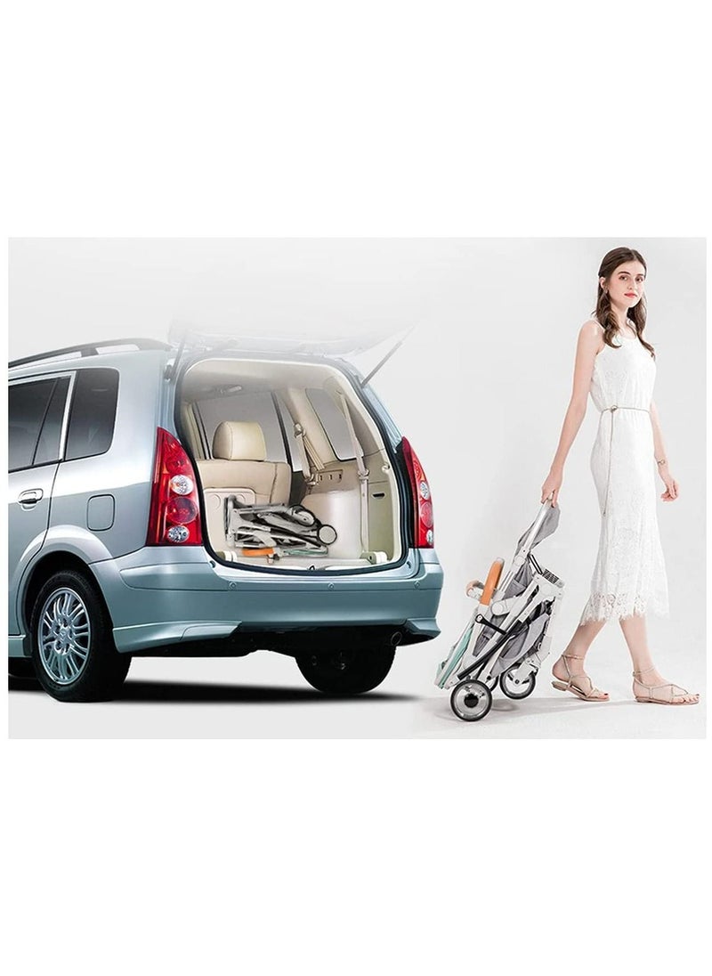 GT-Wheel - Portable Baby Stroller Specific Design For Traveling, New Born baby pram, TR20 (Grey) - Image 1