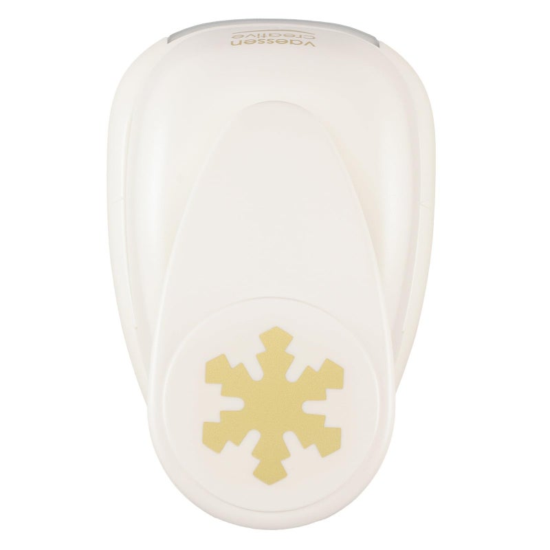 Vaessen Creative Craft Paper Punch  Snowflake  44 x 5 cm  Circle Cutter for Crafting and Card Making