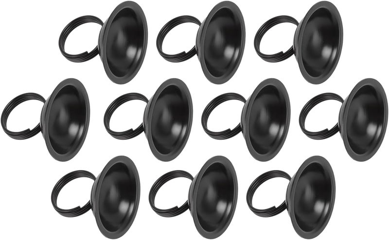 10Pcs Stainless Steel Table Number Holders, Wedding Place Card Holders, Elegant Wire Picture Holders for Menus Photos Cards, Durable Metal Clip Stands for Party Reception Banquet D (Black) - Image 5