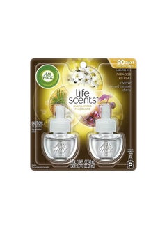 Air Wick Air Wick Plug in Scented Oil Refill, 2ct, Paradise Retreat, Air Freshener, Essential Oils  - Image 1