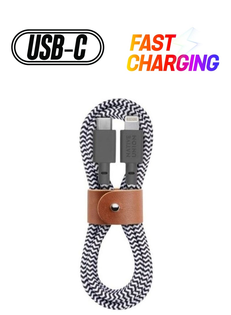ناتيف يونيون كابل شحن من USB-C إلى Lightning. متعدد الألوان - Image 1