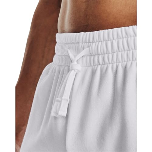 Under Armour Men's Rival Fleece Joggers, (100) White / / Black, Small - Image 5