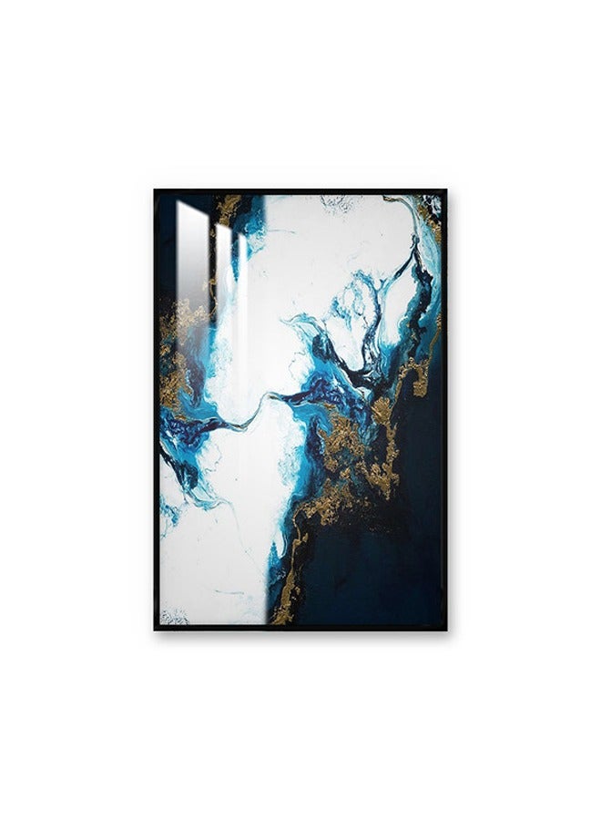 Marktna Decorative Wall Art Painting 120X80Cm With An Abstract Design Silver Frame And A Transparent Acrylic Layer 0.5Kg - Image 2