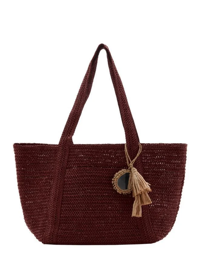 Natural fibre tote bag