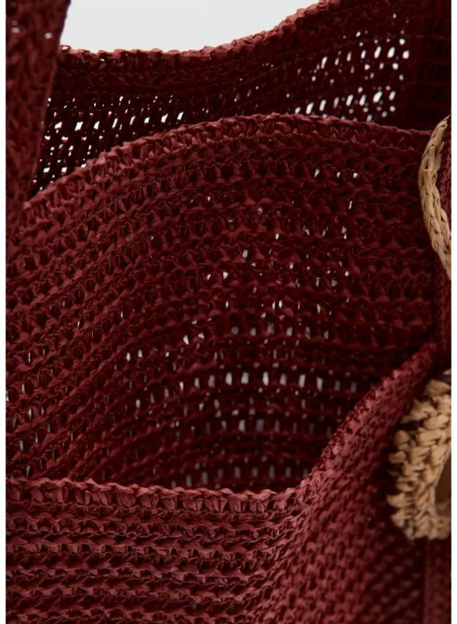 MANGO  Natural fibre tote bag for Women | Best Price UAE