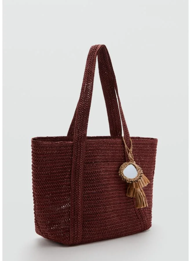 MANGO  Natural fibre tote bag for Women | Best Price UAE