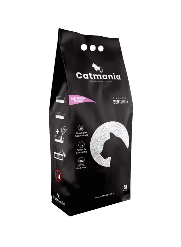 Catmania Catmania Litter with Baby powder 5 Liter  - Image 1