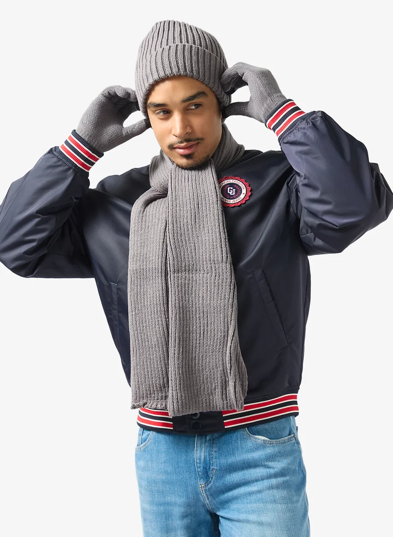 Seventy Five  Beanie, Gloves and Scarf Set for Men | Best Price UAE