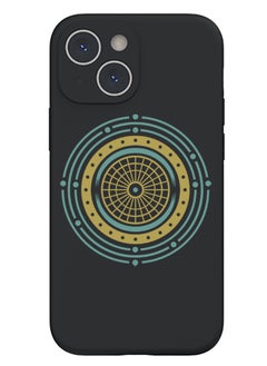 Theodor Protective Slim Fit Case Liquid Silicone Cover with Full Body Protection Anti-Scratch Shockproof Case For iPhone 14 Black  - Mode special copy  - Image 1