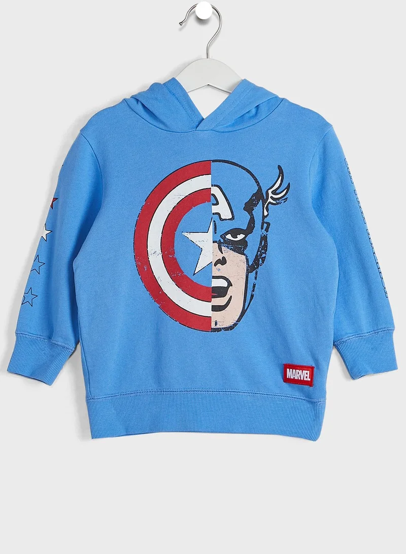 Cotton On Kids Captain America Milo Hoodie