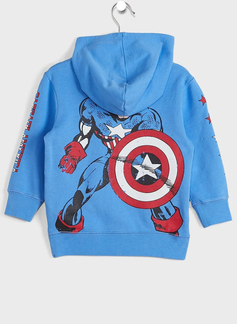 Cotton On Kids Captain America Milo Hoodie
