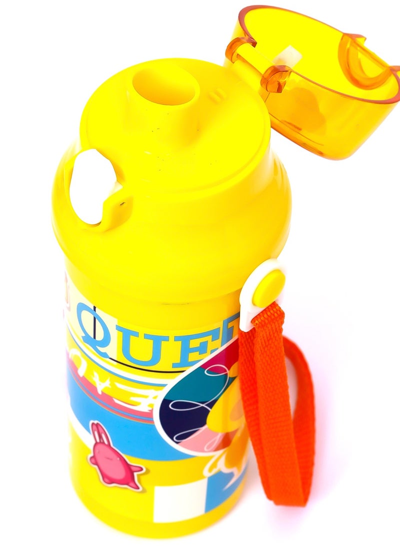 Eazy Kids Kids Water Bottle 600Ml - Yellow  - Image 4