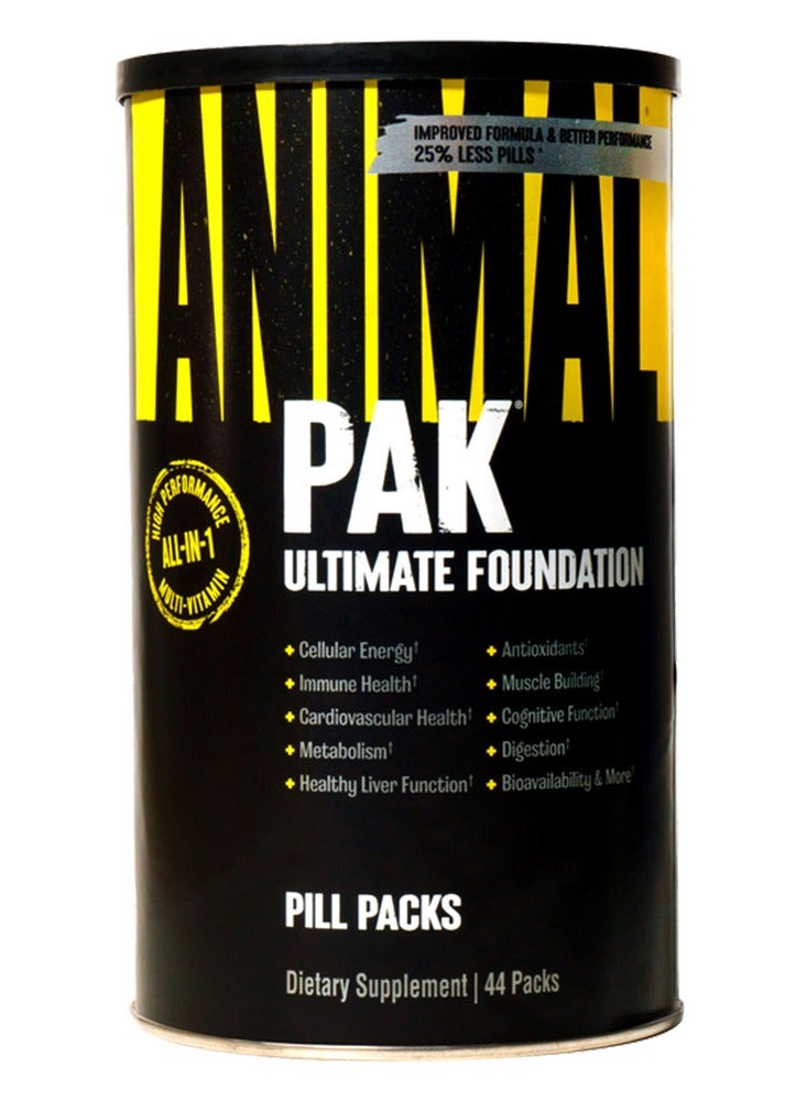 Animal Ultimate Foundation Pak 44 Packs Health And Immune Support