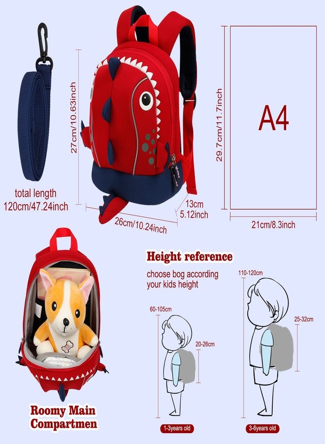 yisibo Kids Backpack with Safety Leash,Anti-lost Children Toddler Backpack for Boys Girls Baby (Dinosaur With Safety Leash(3-6 Years)) - Image 5