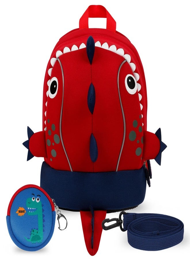 yisibo Kids Backpack with Safety Leash,Anti-lost Children Toddler Backpack for Boys Girls Baby (Dinosaur With Safety Leash(3-6 Years)) - Image 1