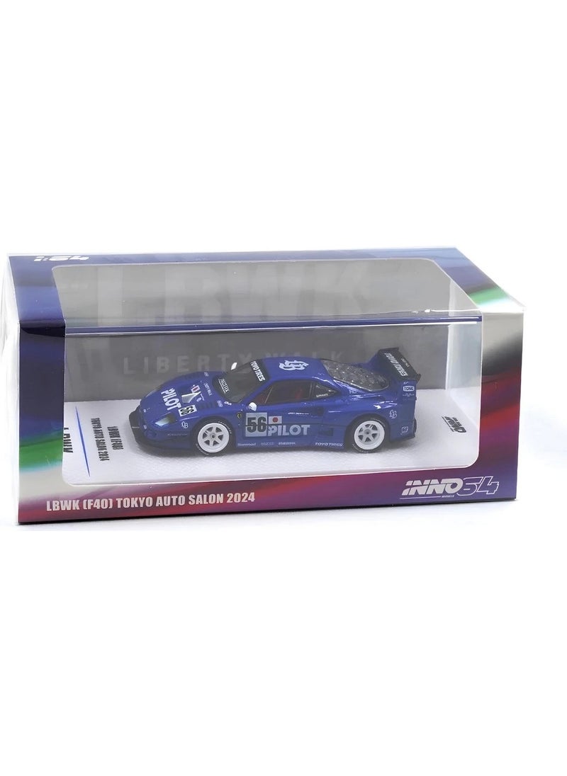 Toyfest - Inno 1/64 Lbwk F40 Tokyo Auto Salon 2024 Collectible Metal Model Car - Image 1