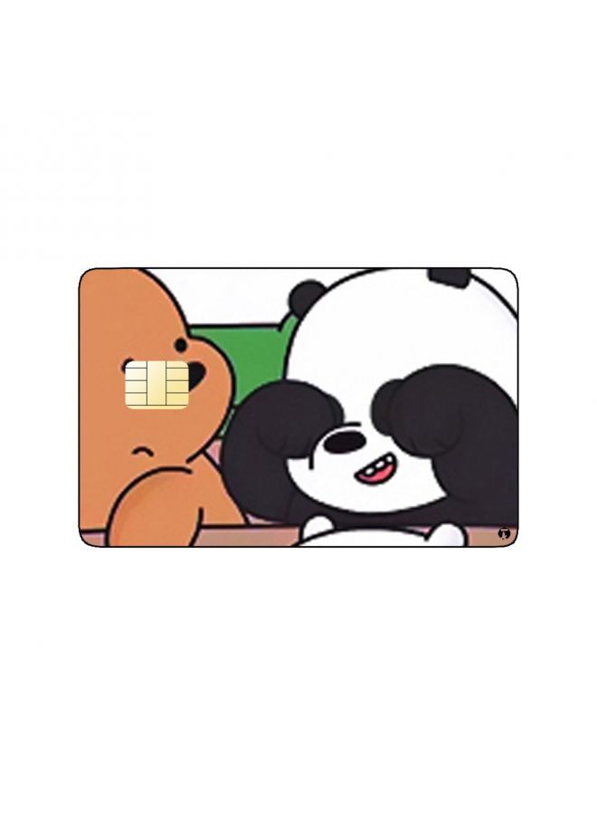 RKN PRINTED BANK CARD STICKER Animation We Bare Bears By Cartoon Network - Image 2