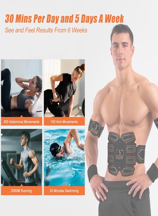 BLASET ABS Stimulator, Ab Toning Belt Trainer, Workout Equipment for Men & Women - BFB-11 - Image 4
