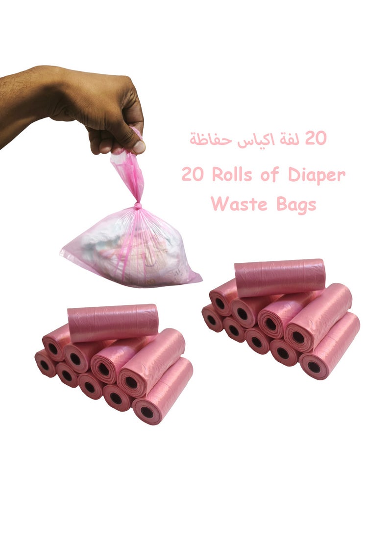 20-Piece Disposable Dispenser Bag Scented with Deodorant  - Image 2