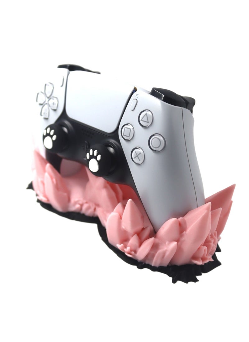 Crystal Joystick Stand for PS5 Controllers - Elegant and Sturdy Display Base