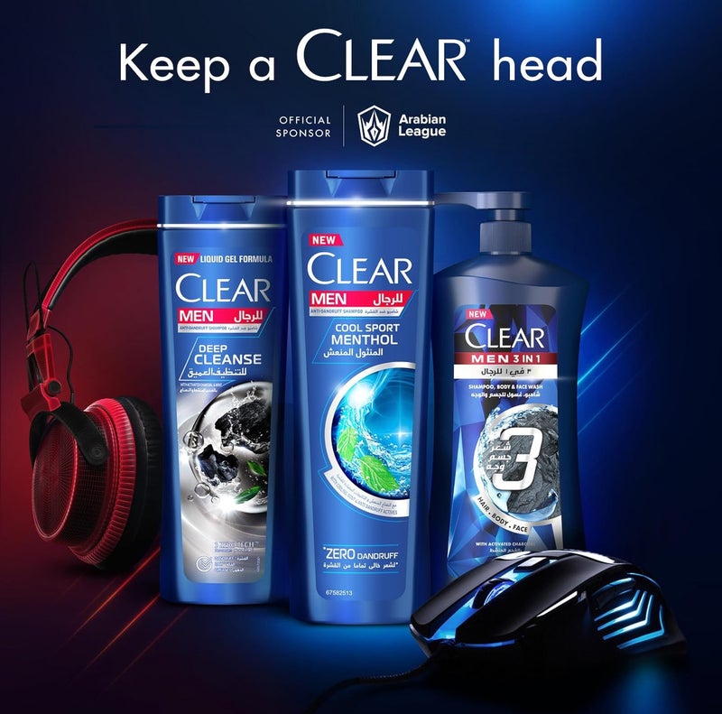 Clear Men Anti-Dandruff Shampoo Hairfall Defence - Pack of 2 - Image 2