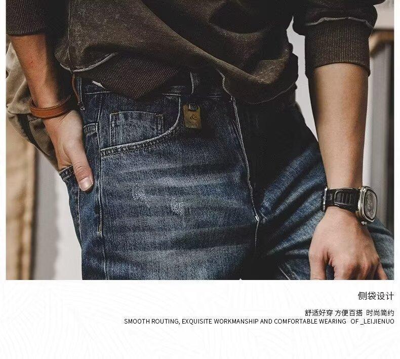 Unisex Classic Denim Jeans Loose Fit Daily Outdoor Wear - Image 5