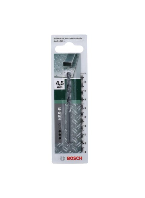 HSS-R Chisel Edge Metal Drill Bit Dark Grey 4.5 x 80mm JE2 609 255 009