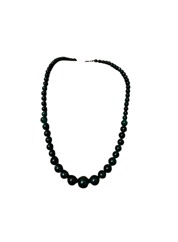 Elegant Choker gemstones necklace deep green ( agate ) suitable for all occasions , special gift - Image 1