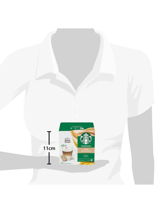 ستاربكس دولتشي جوستو لاتيه ماكياتو ١٢ كبسولة قهوة ١٢٩ غرام - Image 5