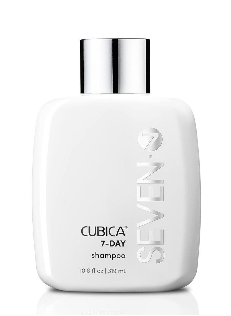 Seven 7 SEVEN Haircare Cubica 7-DAY Shampoo for Women, Men, All Hair Types, Add Shine and Moisture to Hair, Sulfate & Paraben Free, Cruelty Free with Biotin + Green Tea Extract, Made in USA  - Image 1