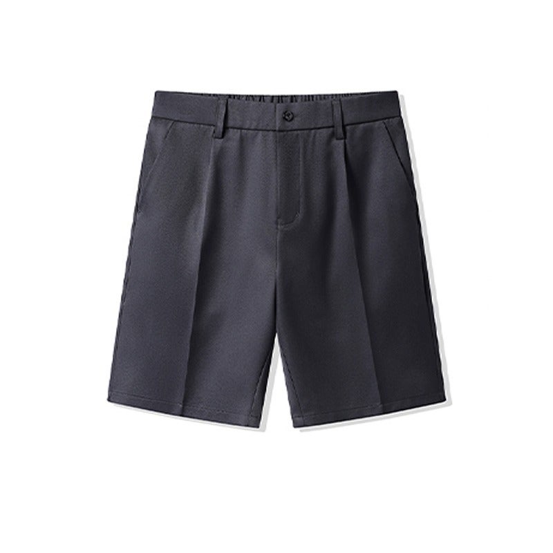 2025 Summer Plus Size Thin Business Suit Shorts Men'S Loose Straight Men'S Breathable Thin Casual Pants - Image 1