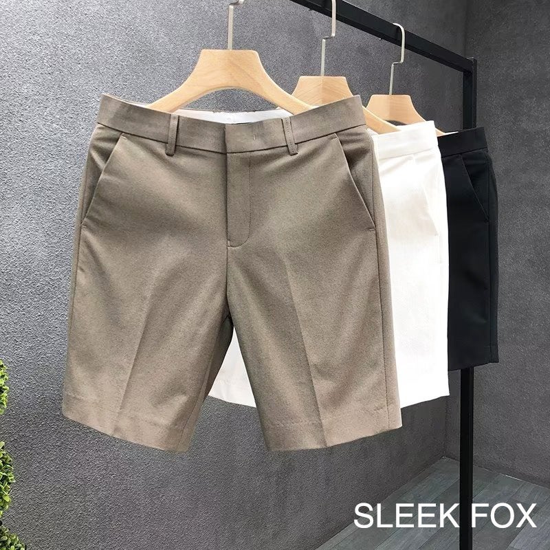 2025 Summer Plus Size Thin Business Suit Shorts Men'S Loose Straight Men'S Breathable Thin Casual Pants - Image 4
