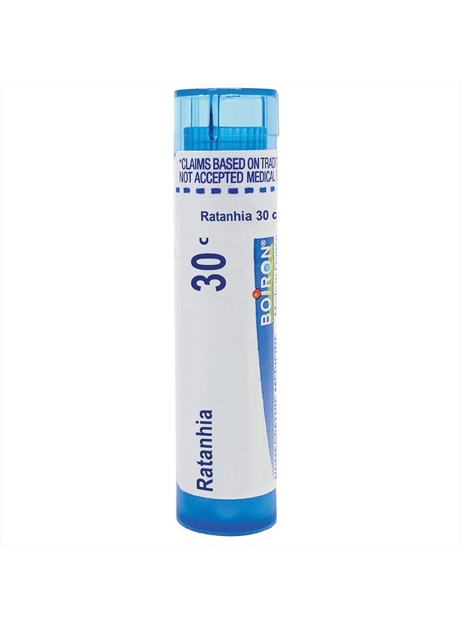 Boiron Ratanhia 30C Md 80 Pellets for Hemorrhoids Following Constipation - Image 1