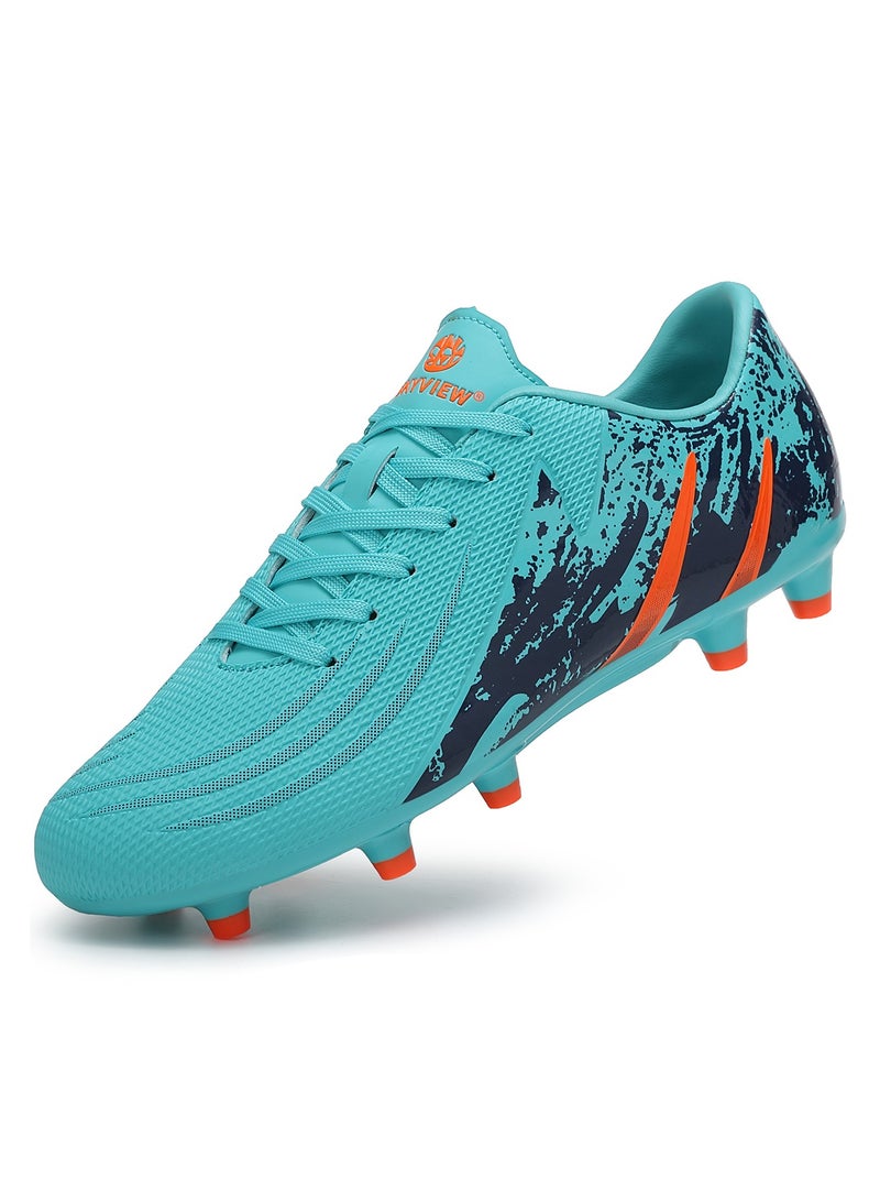 Sky View Soccer Cleats for Kids Turf Soccer Shoes Indoor Boys Girls Football Shoes Youth FG AG Artificial Ground Trainning Athletic Sneakers Outdoor - Image 1