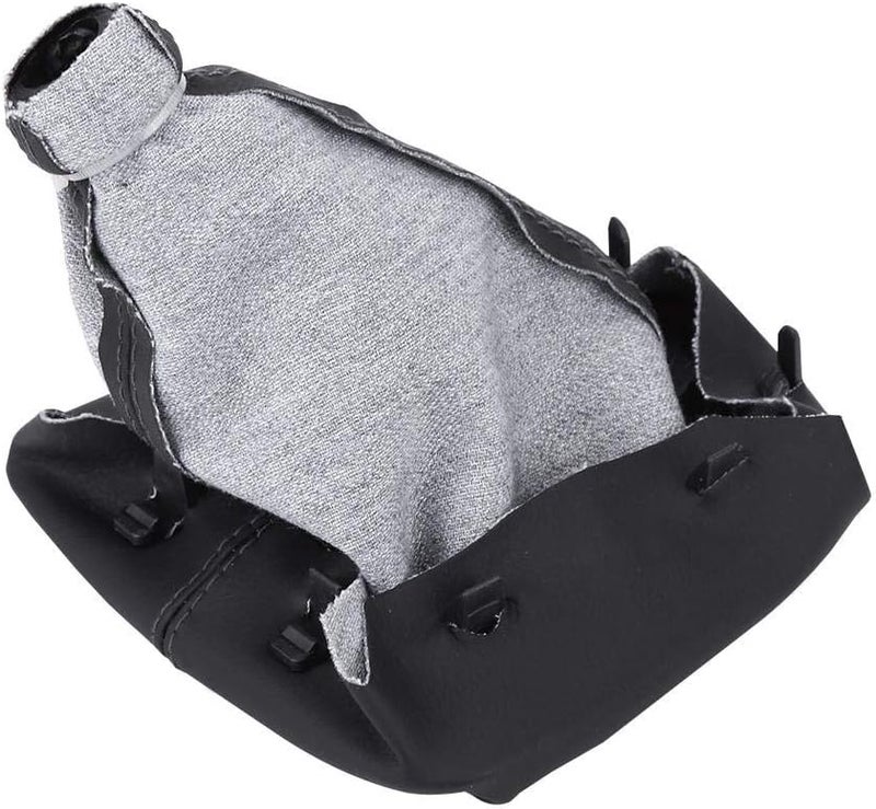 Tbest Gear Stick Boot for Car,307 Gear Knob,Gear Shift Knob Gaiter Boot,5 Speed Gear Shift Knob Gaiter Boot Kit for 307 308 607 608 C3 C5 C3 Shift Boot Cover Gear Stick Boot - Image 2
