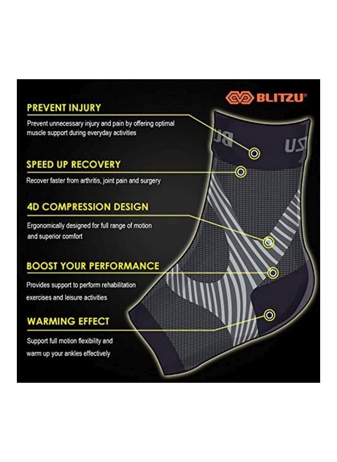 BLITZU - Plantar Fasciitis Compression Socks X-LARGE - Image 1