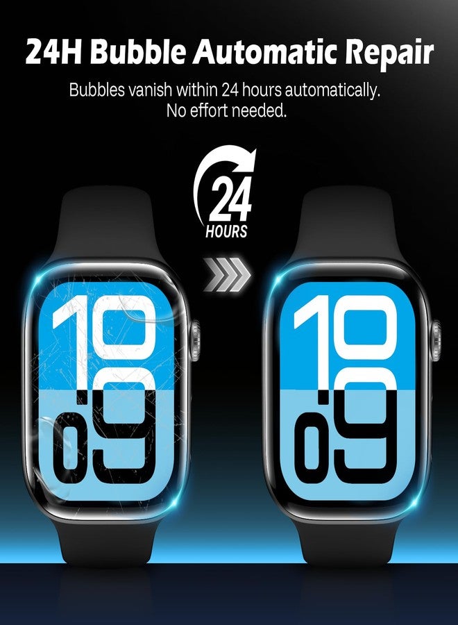JULK 6-Pack for Apple Watch SE Screen Protector 40mm, Flexible Film Non-Bubbles Soft TPU Face Screen Protector for iWatch SE-3(2025)/SE/6/5/4 40mm, Touch Sensitive, HD Transparent - Image 4