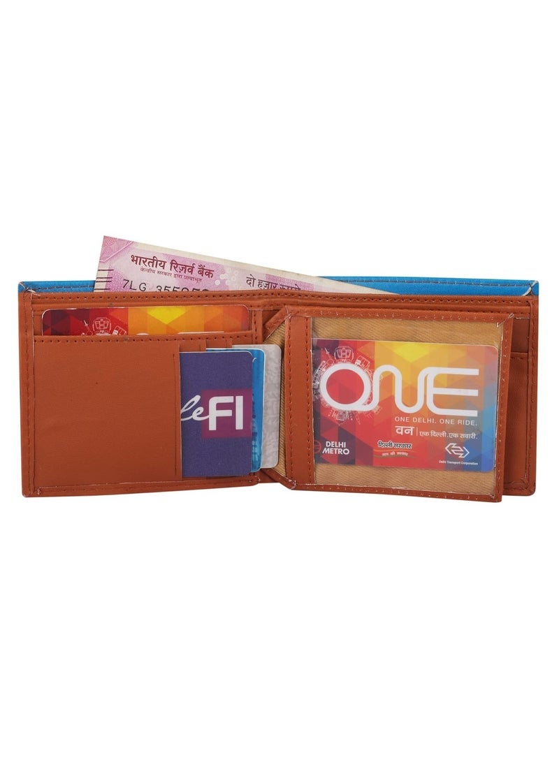 مملكة الإكسسوارات كريستيانو رونالدو CR7 محفظة جلد PU مطبوعة للرجال / الأولاد (بيج) - Image 5