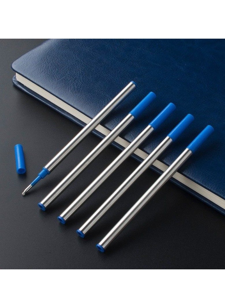 PARKER A Pack Of 5 Jotter Ballpoint Pen Replacement cores Set Neutral water pen cartridge ​（Blue ink）  - Image 1