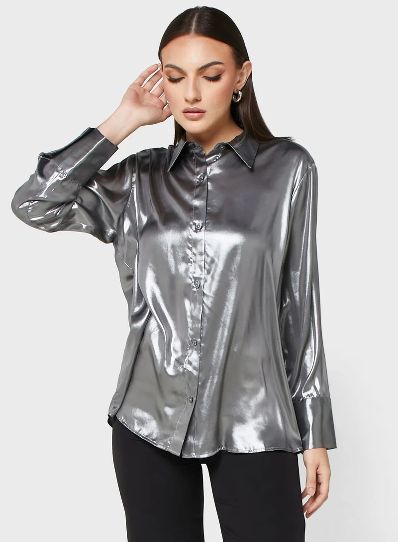 H&M Button Detail Shirt