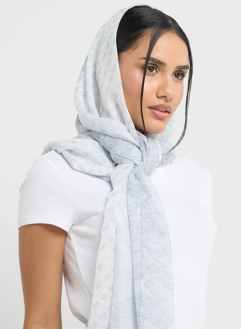 GUESS Jacquard Scarf