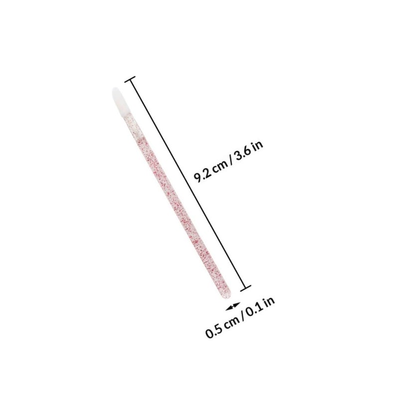 VICASKY 350pcs Disposable Lip Gloss Applicator Brushes Crystal Handle Portable Lipstick Makeup Tools for Professional Beauty and Travel Use Random Style - Image 2