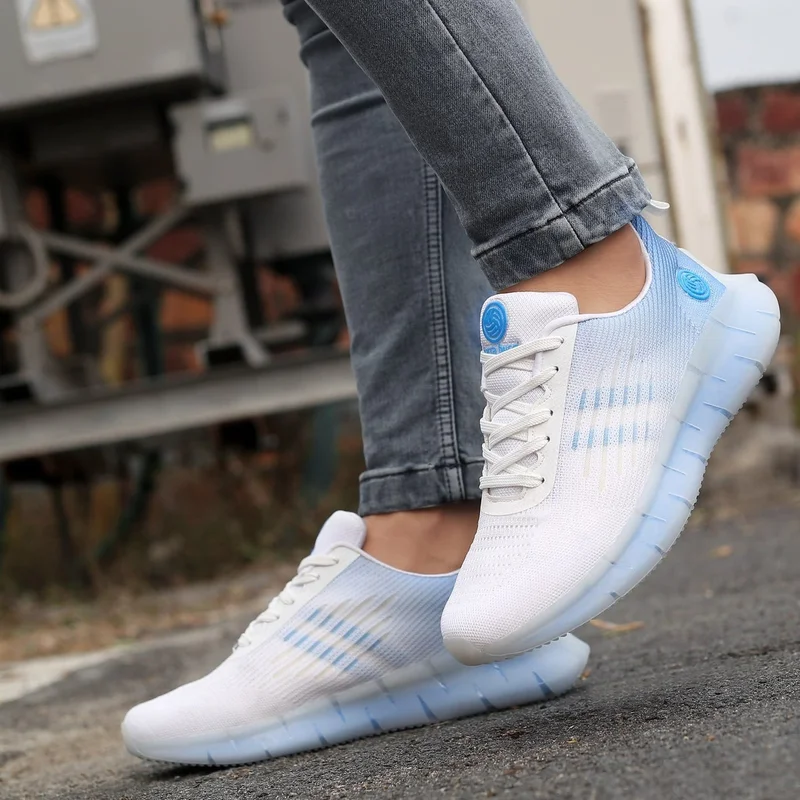 Bacca Bucci Blue and White Champion Lightweight Shoes for Energetic Run for Men | Best Price UAE