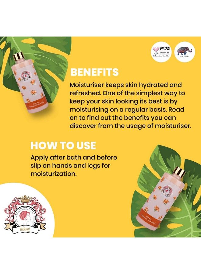 Indrani Cosmetics Indrani Maximum Moisturiser For Women Make Skin Glow And Smoothness 500 Ml - Image 4