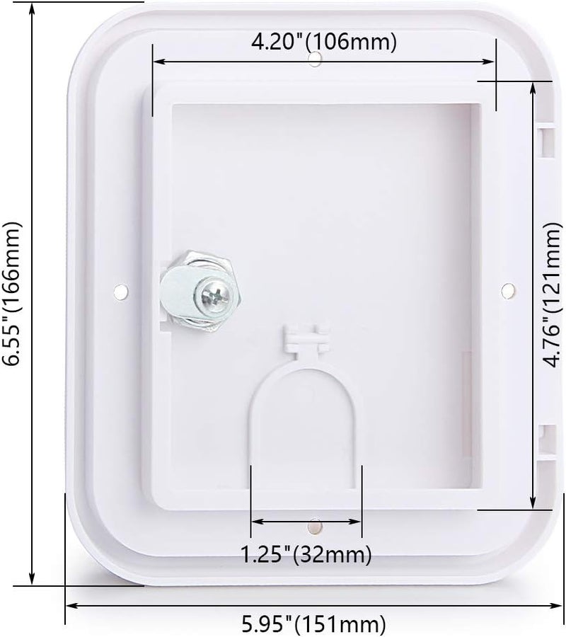 LCGP RV Access Door Electrical Cord Trailer Power Cord Cable Hatch Camper Hose Storage Door Compartment - Image 5