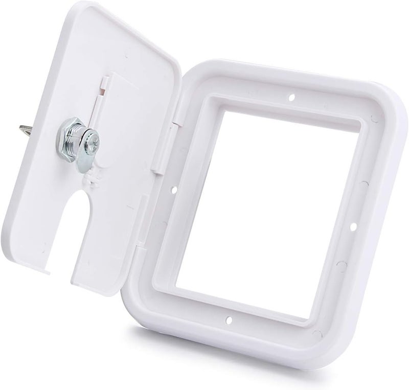 LCGP RV Access Door Electrical Cord Trailer Power Cord Cable Hatch Camper Hose Storage Door Compartment - Image 2