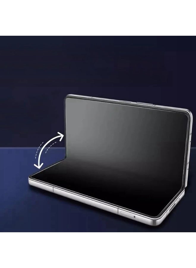 Muzz MATTE Screen Protector for Samsung Galaxy Z Fold 7, Front and Inside Display, Matte Hydrogel Film, Anti-scratch (2 PACK) (Matte Finish) - Image 3