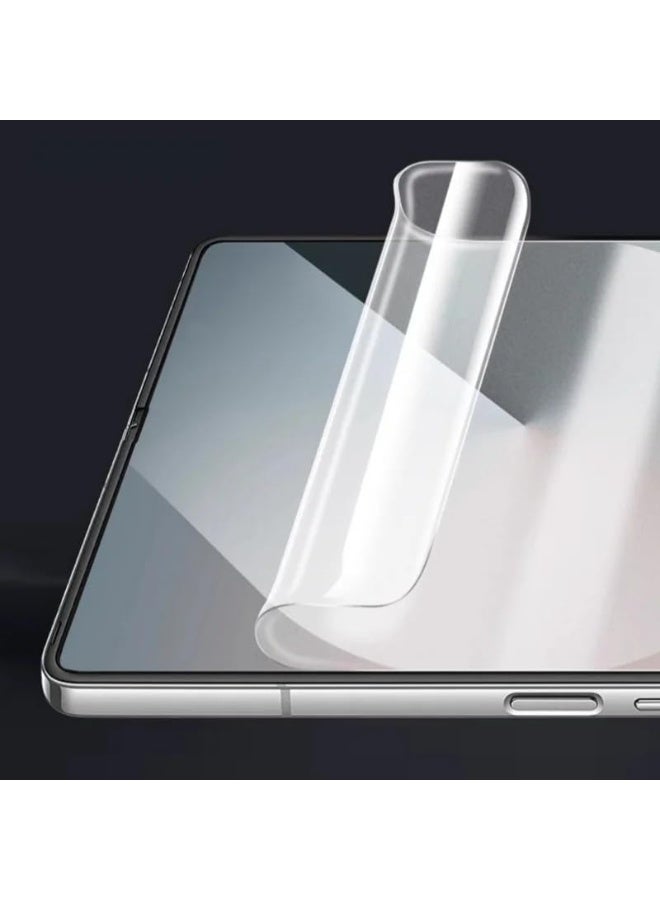 Muzz MATTE Screen Protector for Samsung Galaxy Z Fold 7, Front and Inside Display, Matte Hydrogel Film, Anti-scratch (2 PACK) (Matte Finish) - Image 2