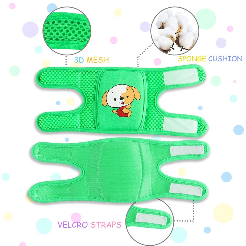 NASHRIO Baby Knee Pads for Crawling (3 Pairs), Anti-Slip and Protect Infants & Toddlers Knees, Elbows and Legs. Adjustable Straps and Breathable 3D Mesh for Boys and Girls (Unisex) - Image 4