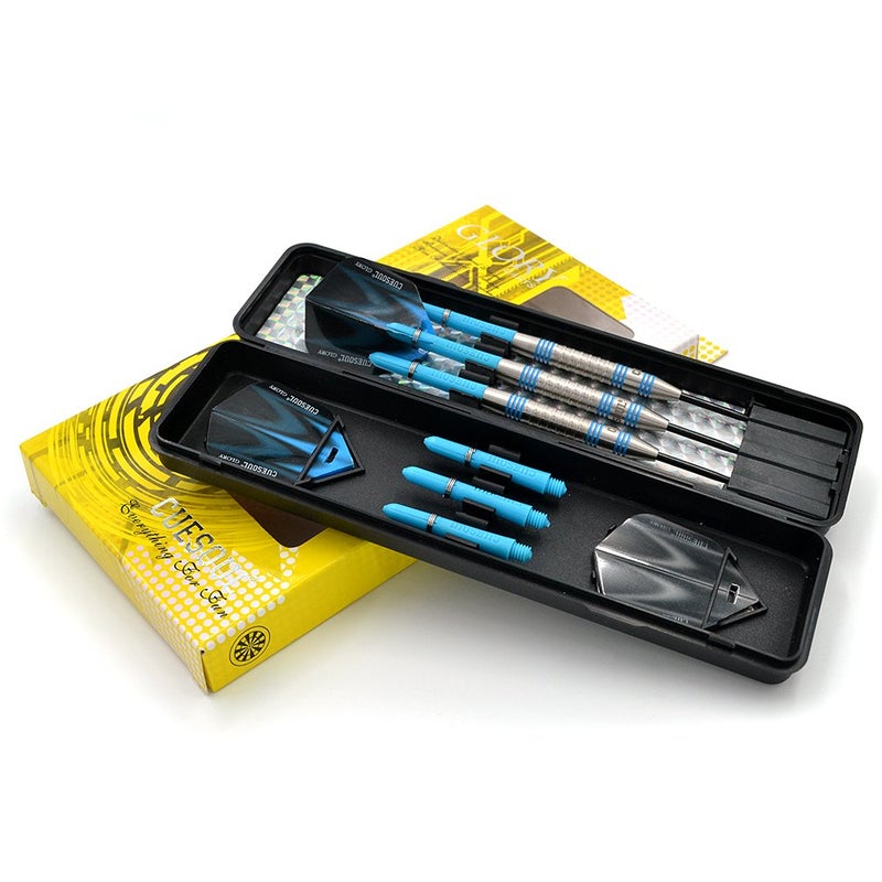 CUESOUL Glory 85% Tungsten 22g Steel Tip Dart Set-Blue line Colored - Image 5